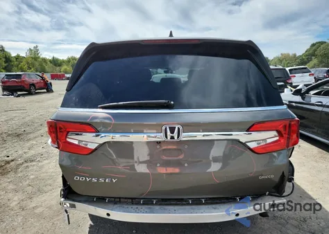 2019 Honda Odyssey Exl z USA, uszkodzony, nr VIN 5FNRL6H74KB082287